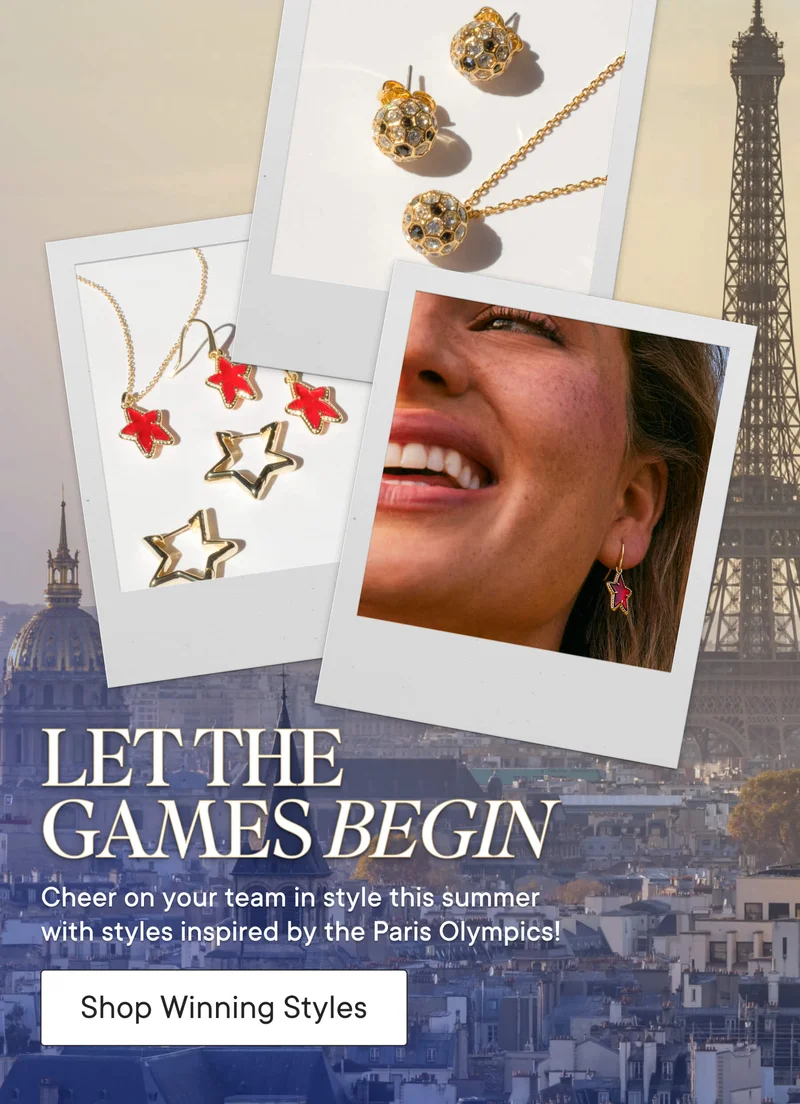 Let the Games Begin! Cheer on your team in style this summer with styles inspired by the Paris Olympics. Shop Winning Styles!