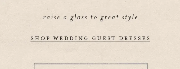 shop wedding guest dresses