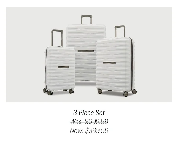 3 Piece Set $399.99