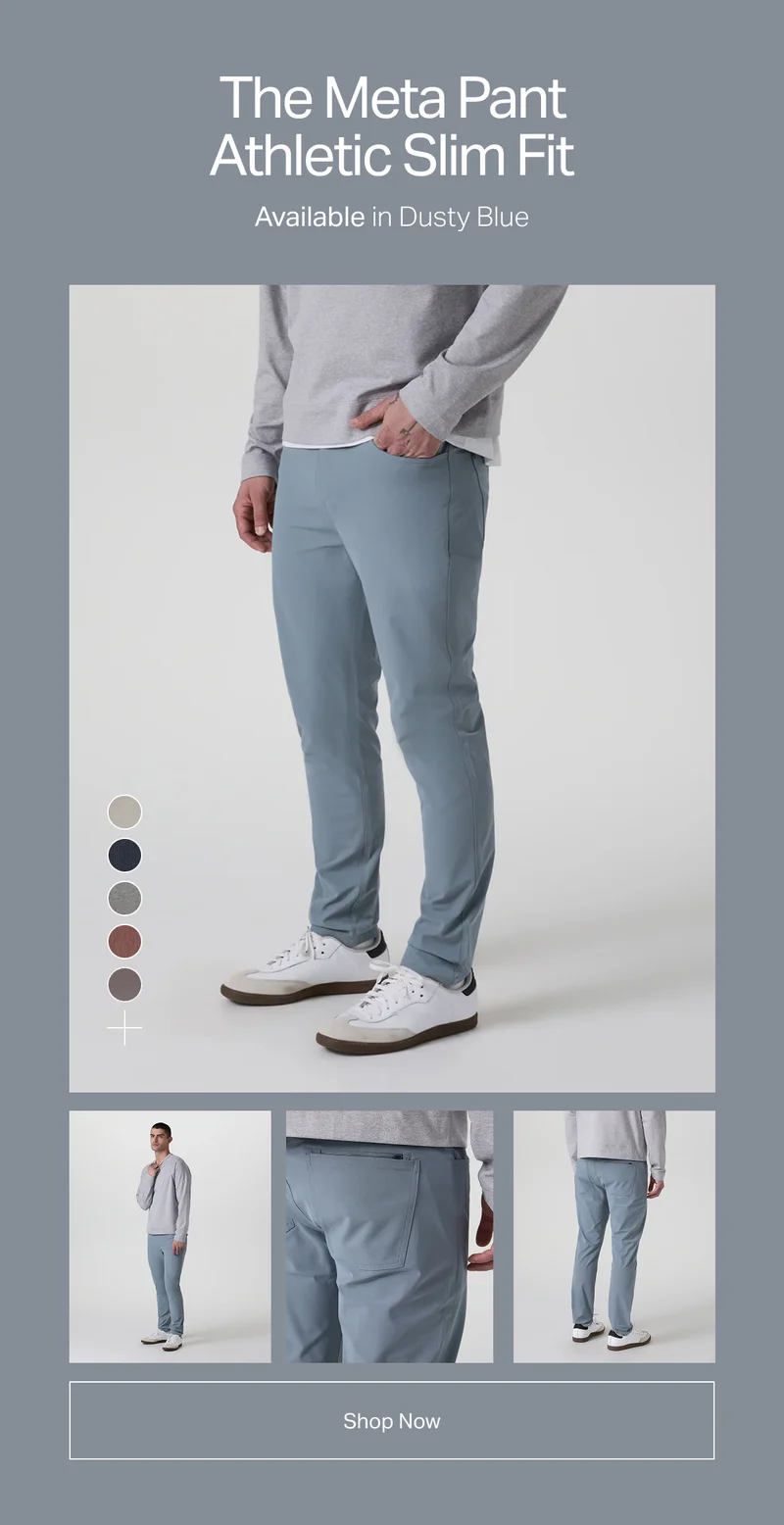 The Meta Pant Athletic Slim Fit