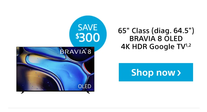Save | BRAVIA 8 | Shop now