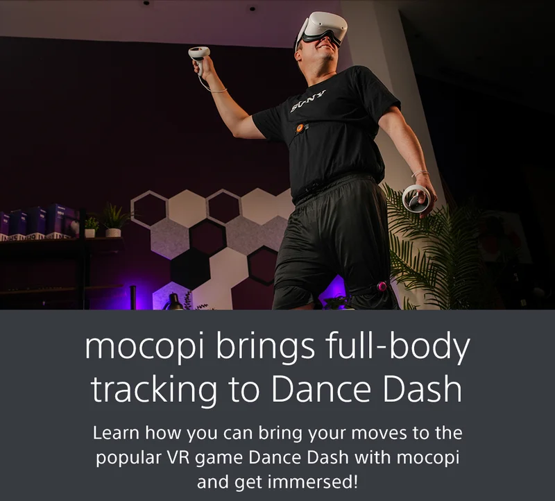 mocopi brings full-body tracking to Dance Dash