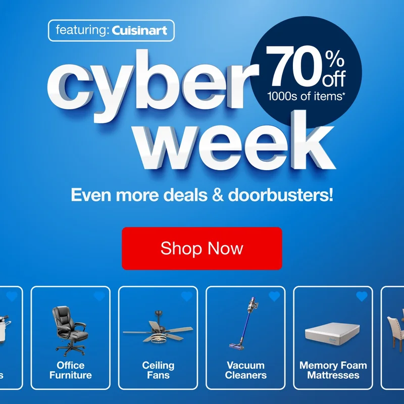 Cyber Week — Shop Now!