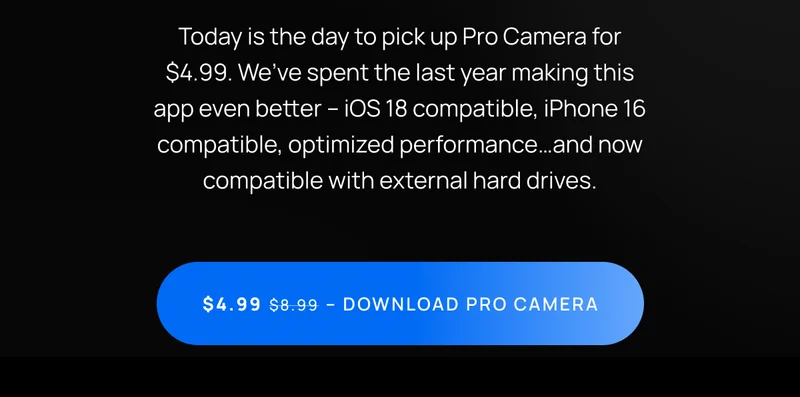 Today is the day to pick up Pro Camera for $4.99