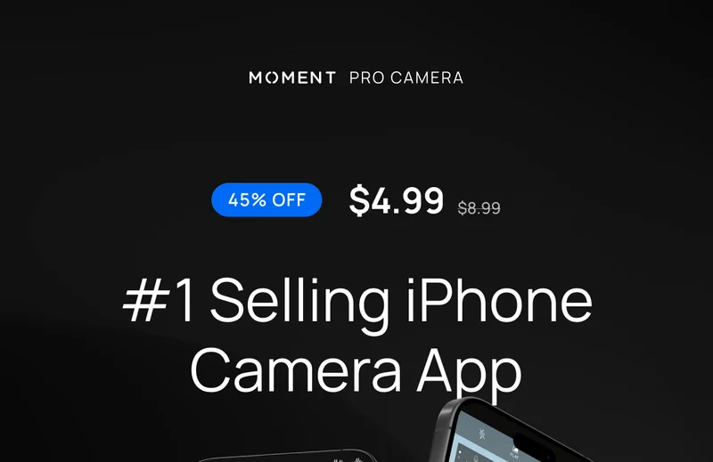 45% off the #1 Selling iPhone Camera App
