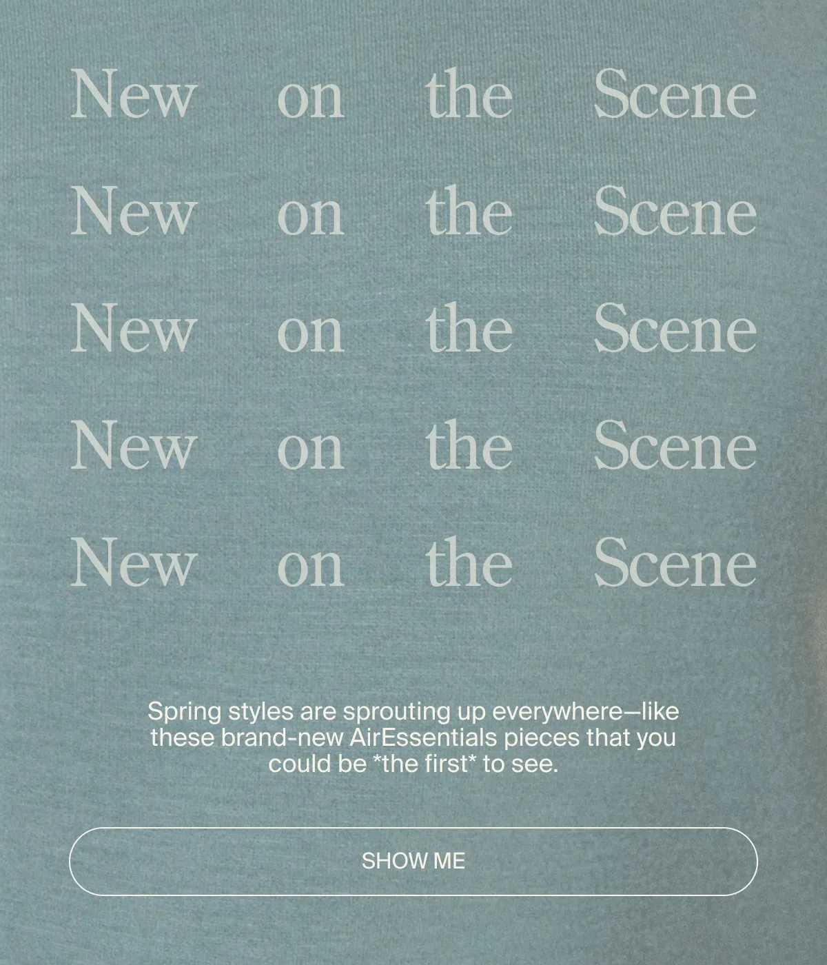 NEW ON THE SCENE