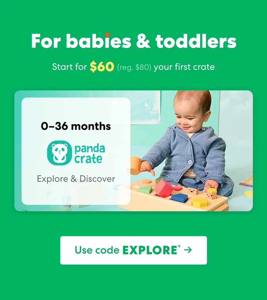 Panda Crate: For babies & toddlers. Start for $60 (reg. $80) your first crate.