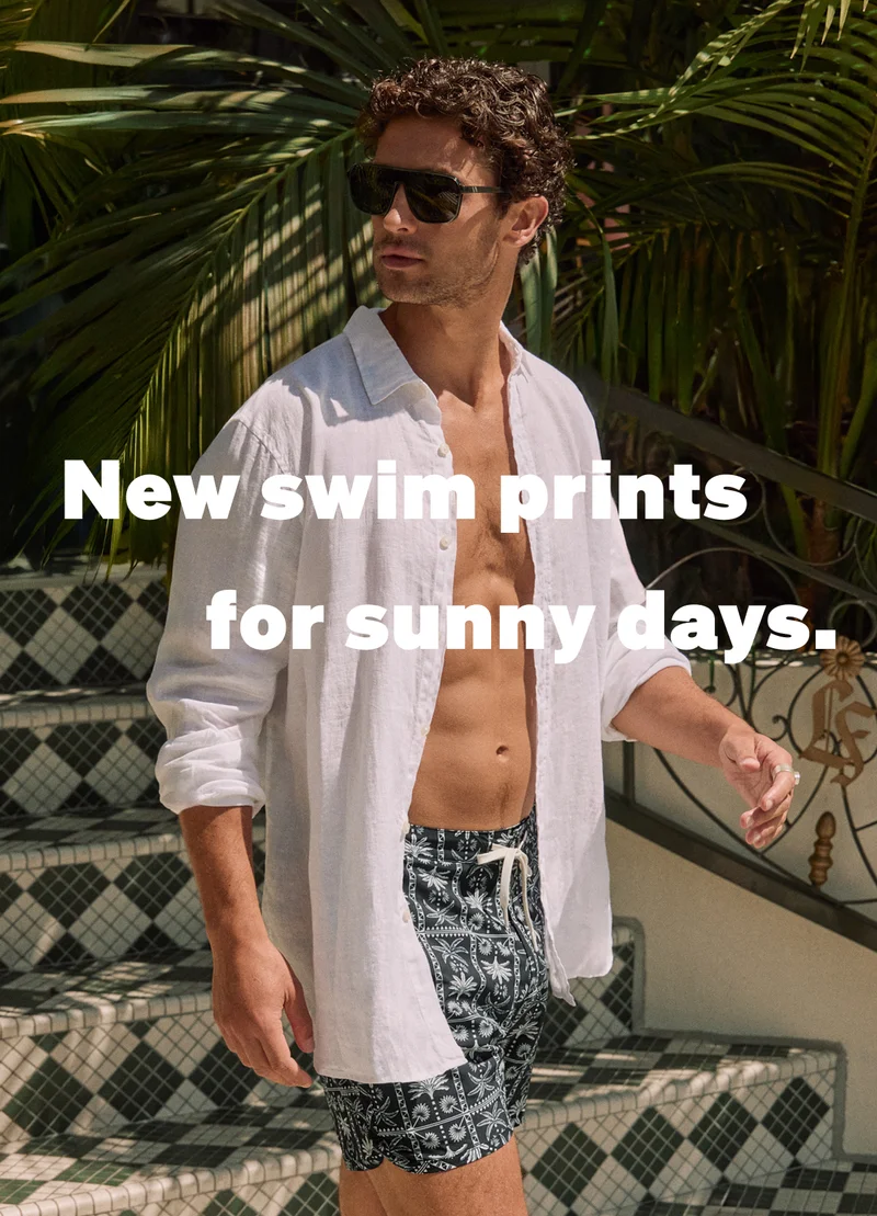 New swim prints for sunny days