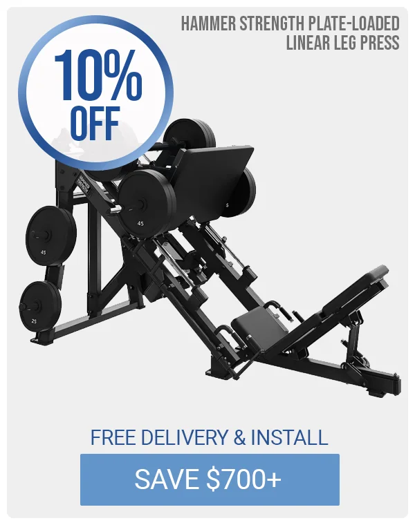 Hammer Strength Plate-Loaded Linear Leg Press | 10% OFF