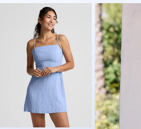 SoftWash Linen Seaside Mini Dress