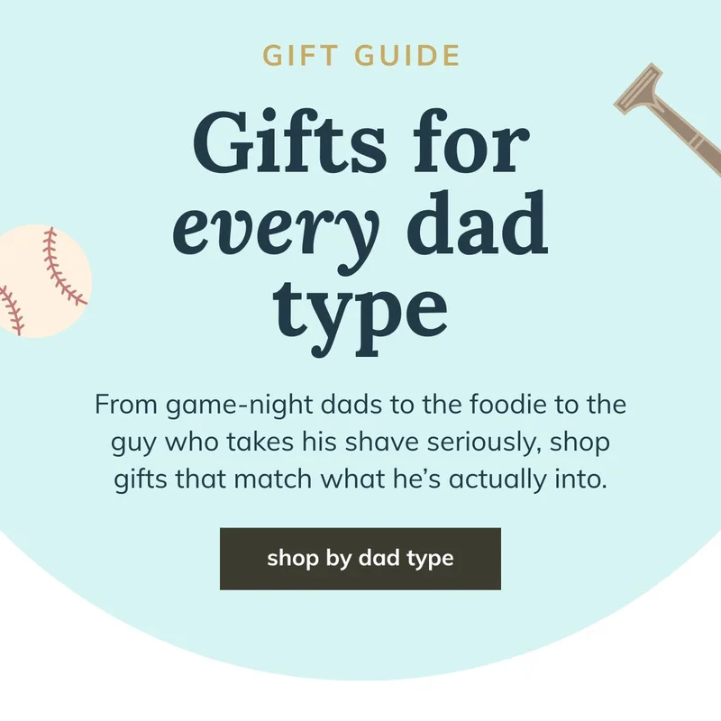 Shop gifts by dad type