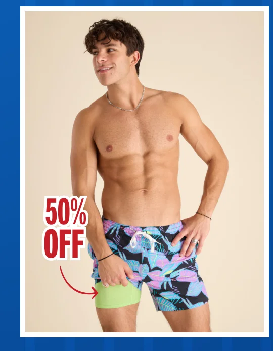 Lined Classic Swim Trunk: The Fluorescent Funk 5.5