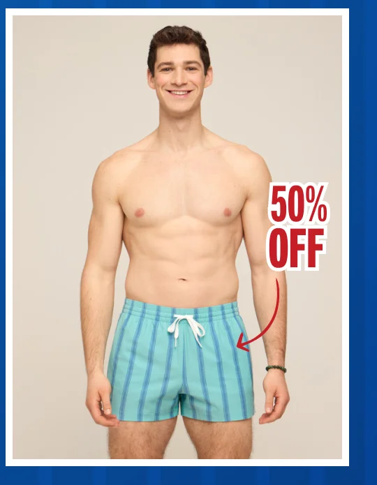 Lined Classic Swim Trunk: The Everpine Stripes 4"