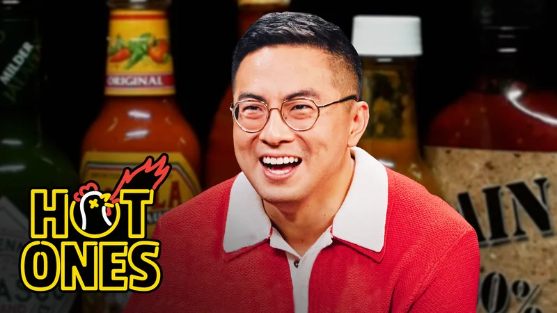 Bowen Yang on Hot Ones.