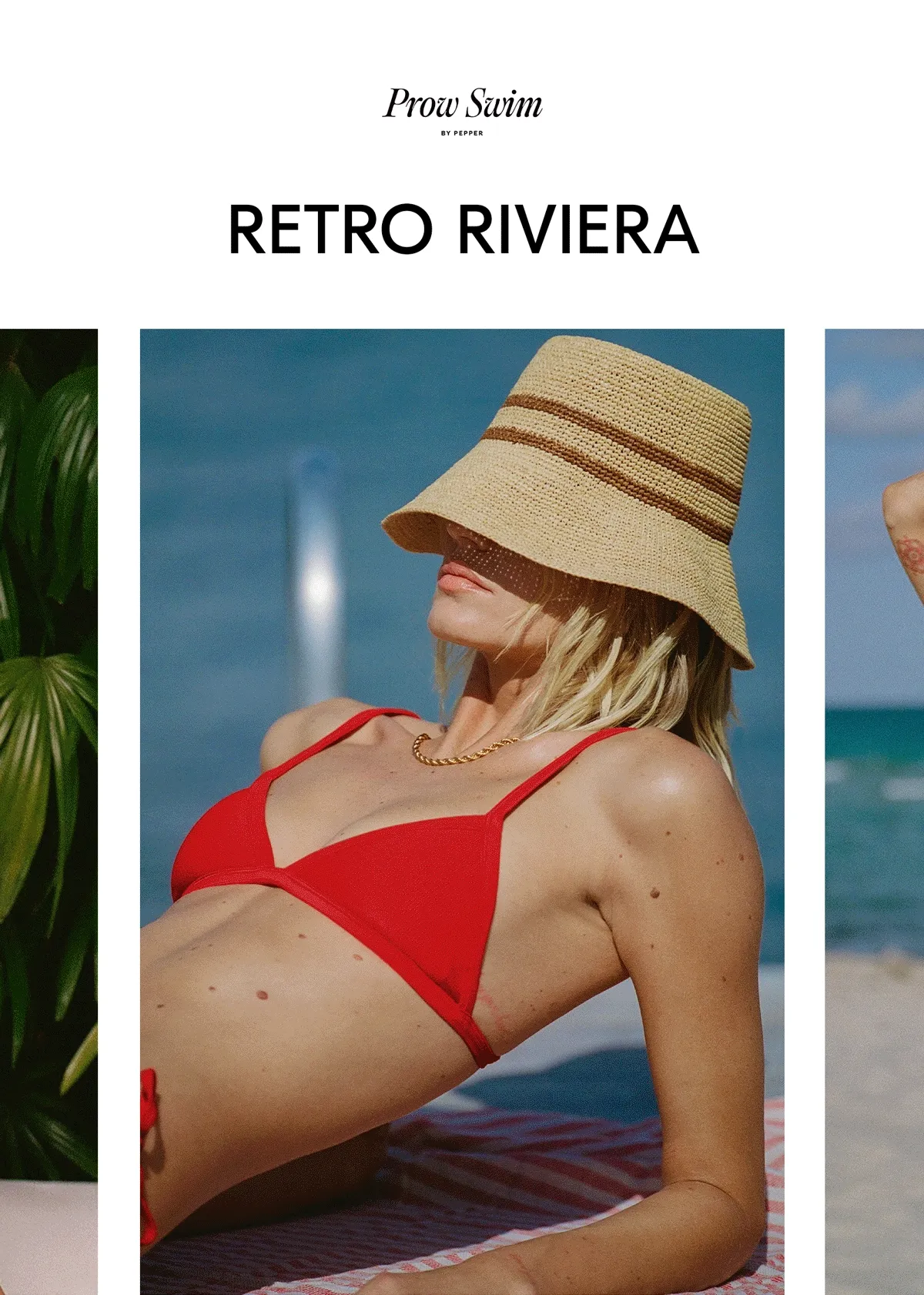 Prow Swim by Pepper: Retro Riviera