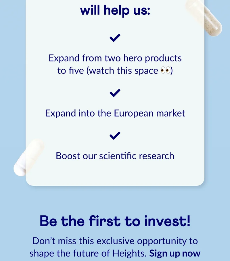 Be the first to invest