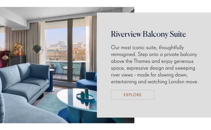 Riverview Balcony Suite