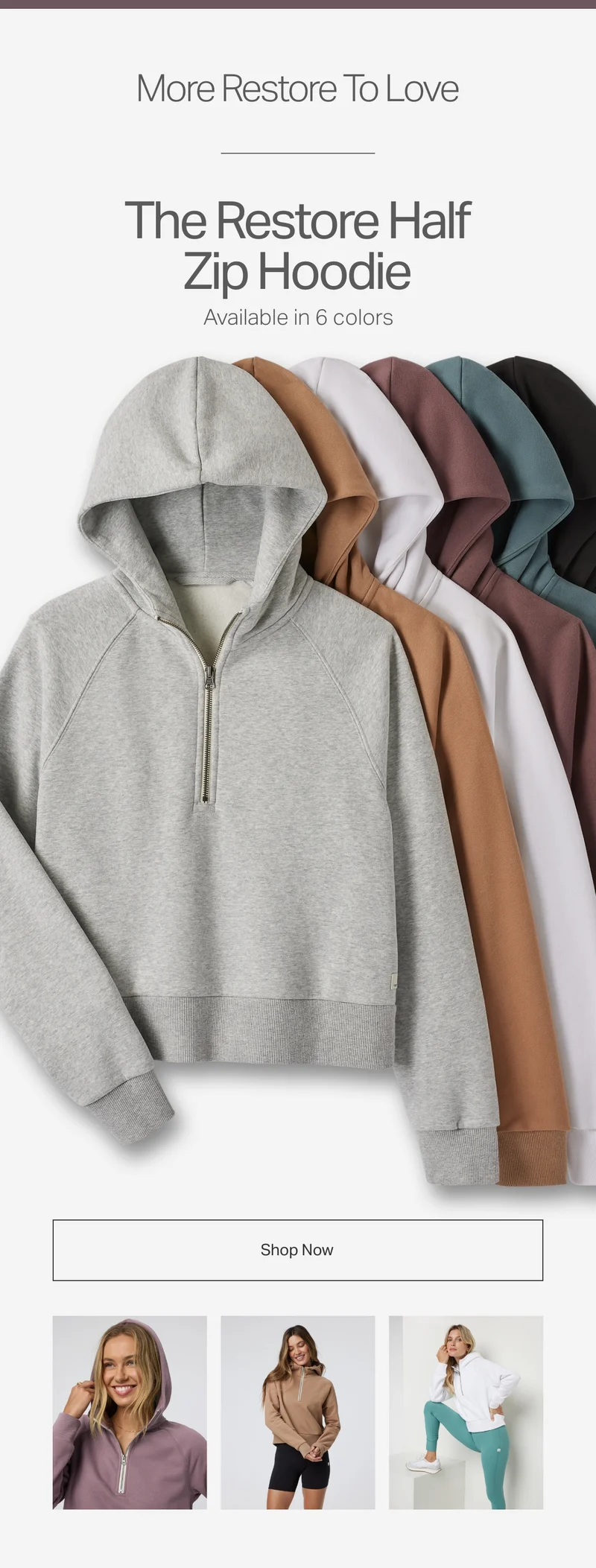 The Restore Half Zip Hoodie