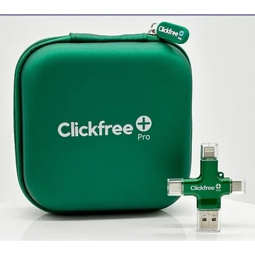 Clickfree Pro 256GB Photo & Video Storage Device with Case