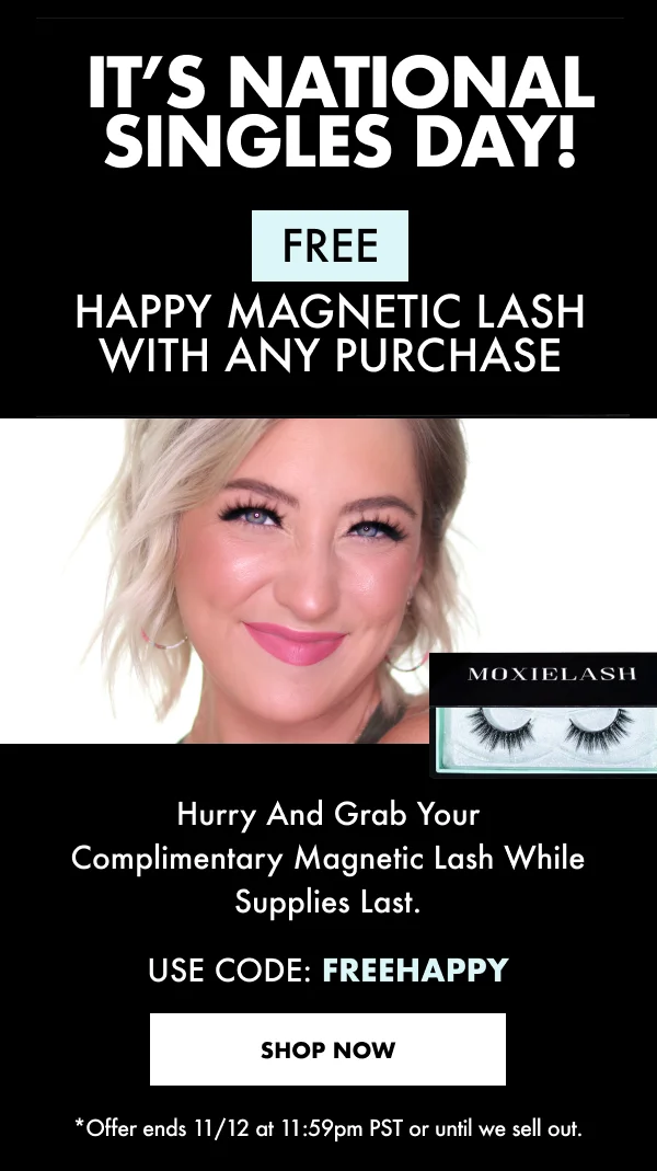 FREE Happy Magnetic Lash with any purchase