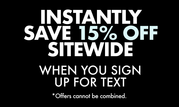 Save 15% off sitewide