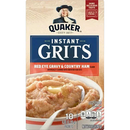 Image of Quaker Instant Grits - Red Eye Gravy and Country Ham