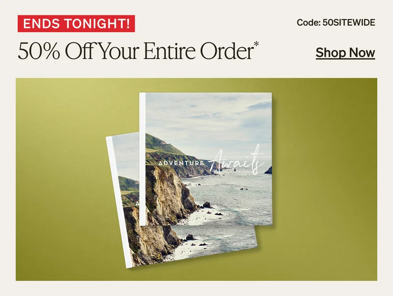 Friends & Family Sale - 50% off your entire order + Free Recipient Addressing