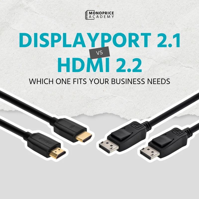 DisplayPort 2.1 Vs. HDMI 2.2: Which One Fits Your Business Needs?