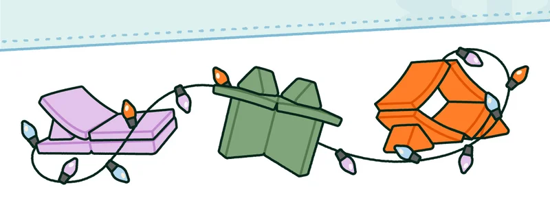Illustrations of Nuggets in the colors Moonshot, Bamboo and now retired Nuggeteer