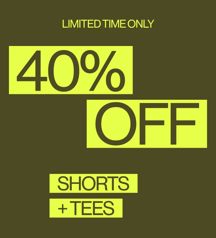 IMAGE-40% OFF TEES AND SHORTS