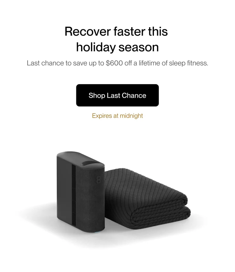 Recover faster this holiday season