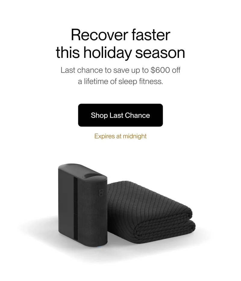 Recover faster this holiday season