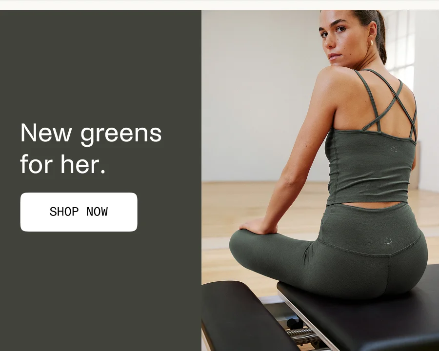 New greens for her.