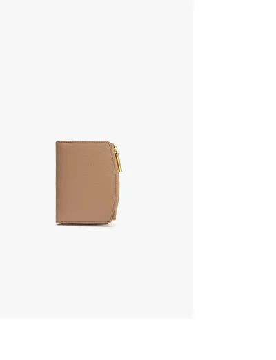 Fold Zip Wallet Cappuccino