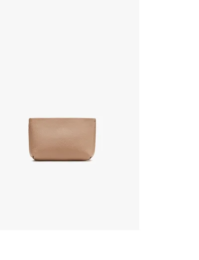Nano Zipper Pouch Cappuccino