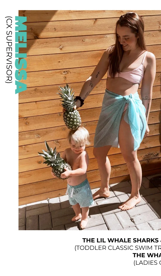 Toddler Classic Swim Trunk: The Lil Whale Sharks