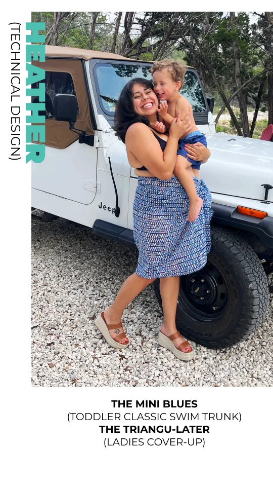 Toddler Classic Swim Trunk: The Mini Blues