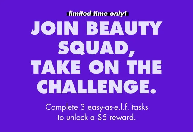 Complete 3 easy-as-e.l.f. tasks for a reward