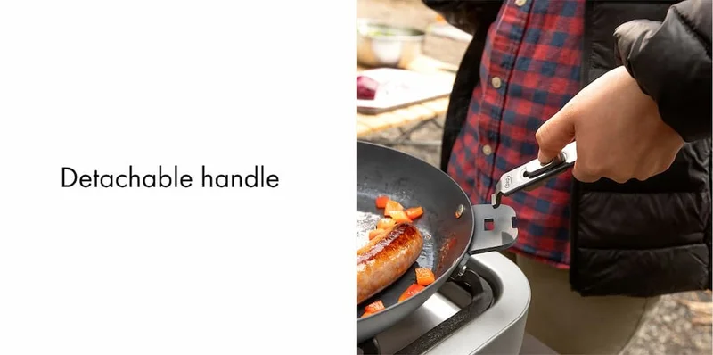Detachable handle.