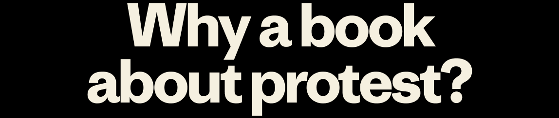 Why a book about protest?