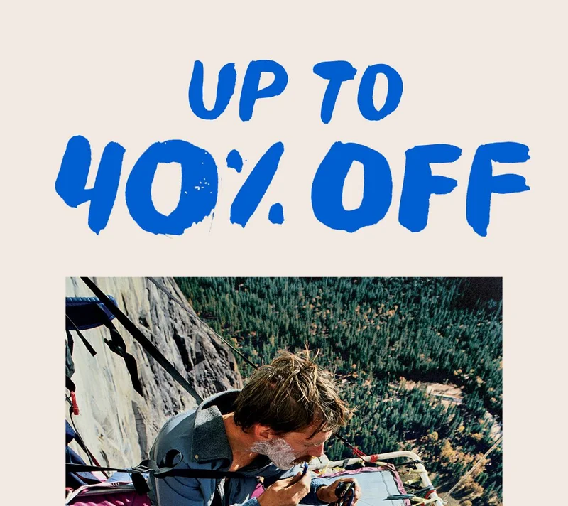 Up to 40% off