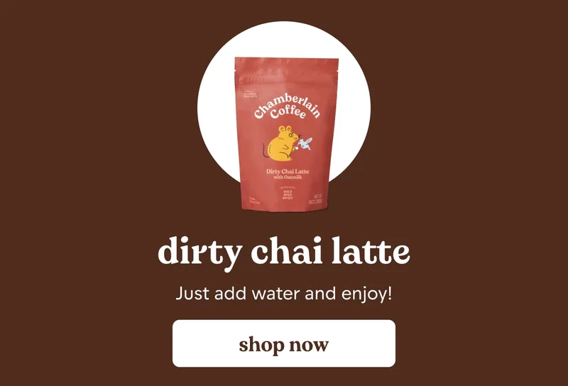 dirty chai latte