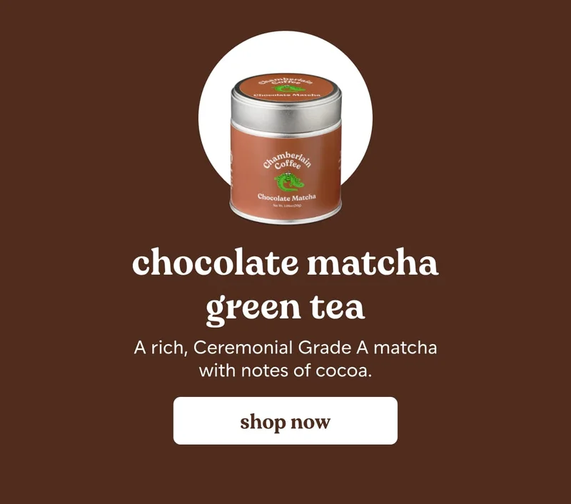 chocolate matcha green tea