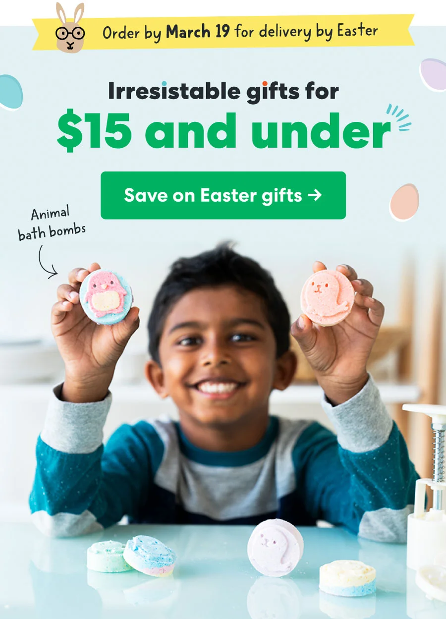 Order by March 19 for delivery by Easter!