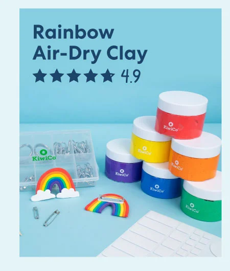 Rainbow Air-Dry Clay