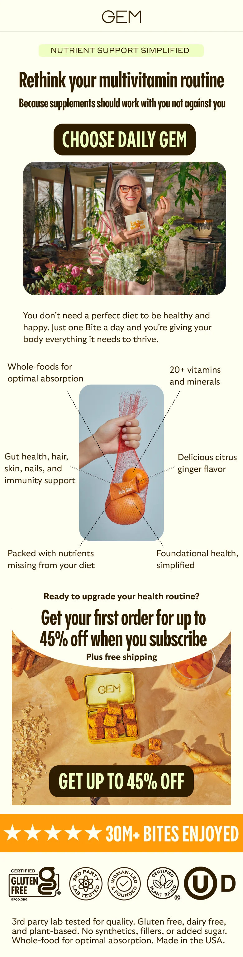 Your nutrition routine simplified