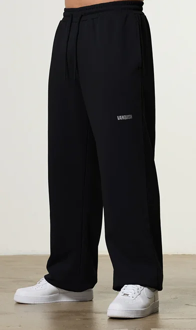 Vanquish Essential V2 Black Straight Leg Sweatpants