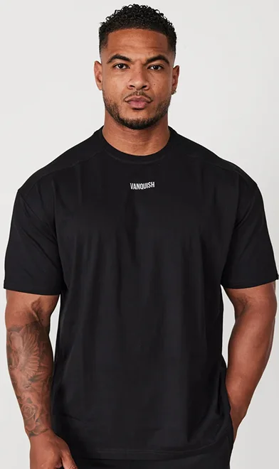 Vanquish Essential Black Oversized T Shirt