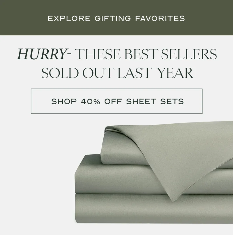 Shop 40% Off Sheet Sets