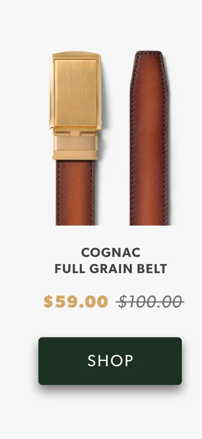 Gold & Cognac Belt